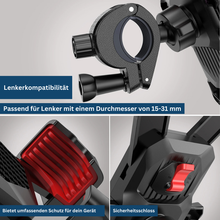 Universal car phone holder mount attached to a car's air vent, providing a stable hands-free phone solution.