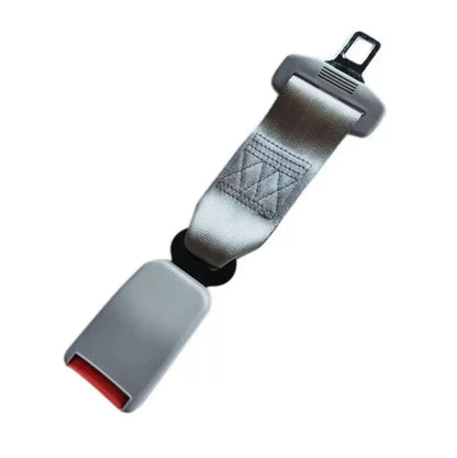 Universal car seat belt extender for improved vehicle safety, comfort, and easy buckle access.