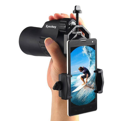 Universal cell phone adapter for optics, mounting smartphone to telescope for astrophotography