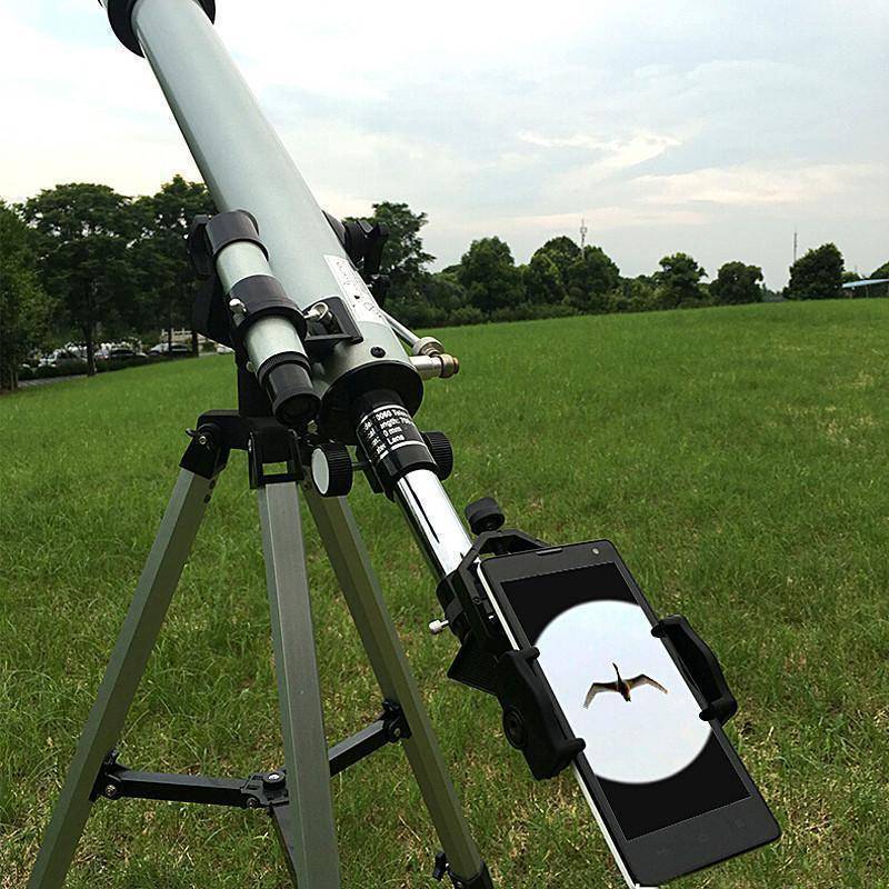 Durable phone mount for spotting scope, universal optics adapter for outdoor photography