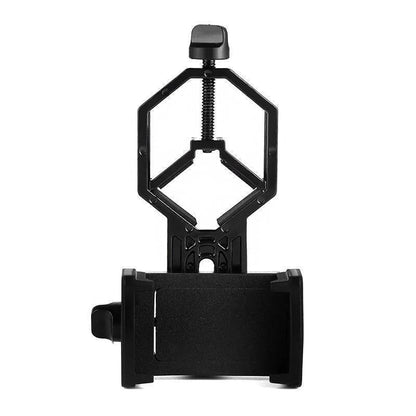 Universal phone adapter for optics, simple to attach for instant phone photography through scopes