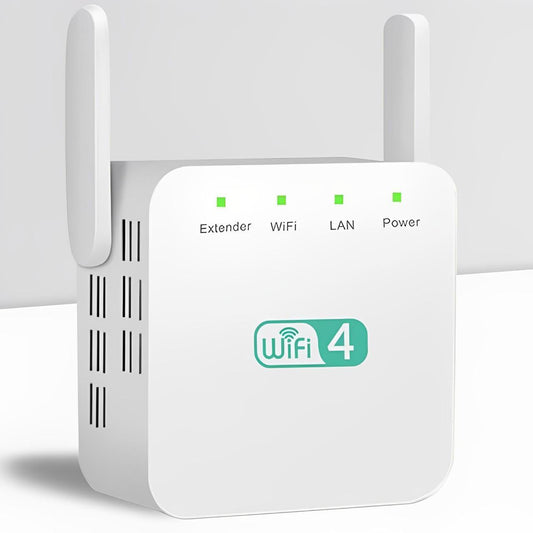 Universal Home WiFi Repeater & Signal Booster. Eliminate dead zones, improve internet speed for seamless home networking.