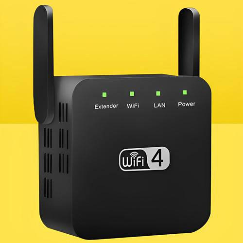 Get a strong, stable WiFi signal with this Universal Repeater. Perfect for home & office connectivity and speed.