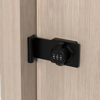 Modern durable keyless combination door lock provides secure access control for any home or office entry.