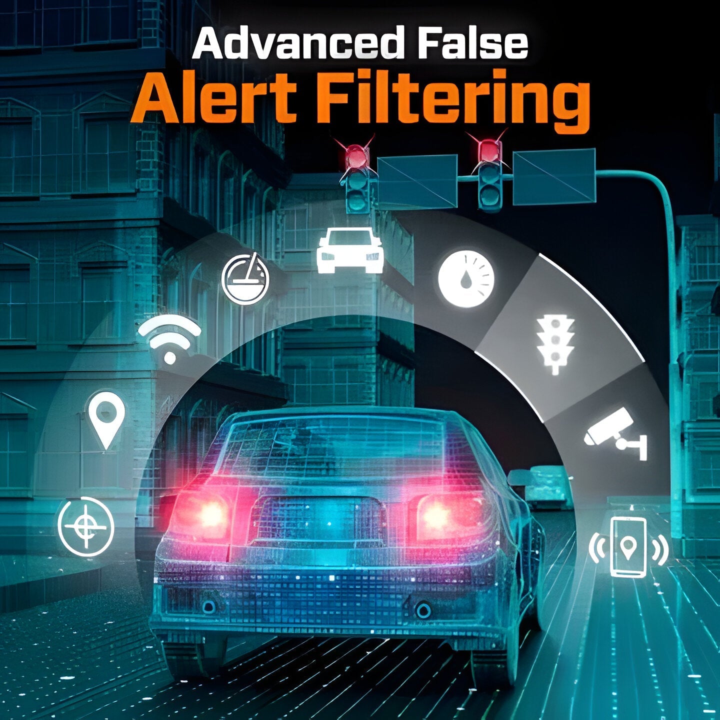 Driver assistance universal radar detector for enhanced vehicle & bike safety. Prevents speed traps & provides laser detection.