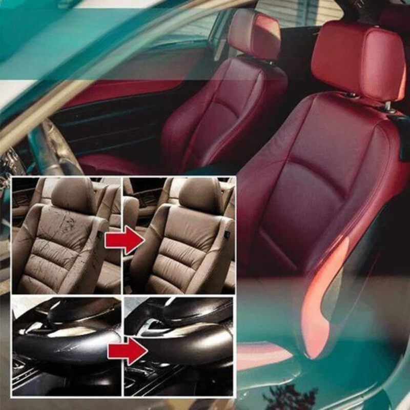 Universal Leather Repair Gel. Perfect for restoring car seats, sofas, & furniture upholstery. DIY crack & scratch fix.
