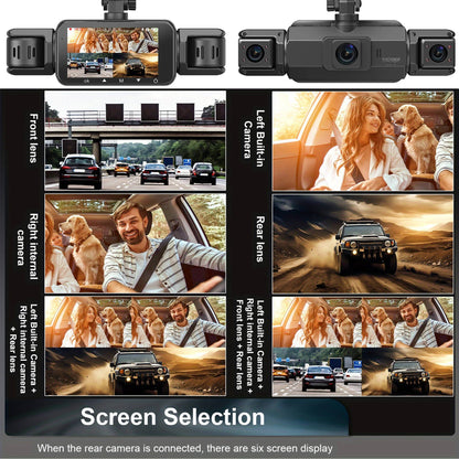 Rear view camera captures incidents with night vision. Wireless dashcam for auto surveillance.