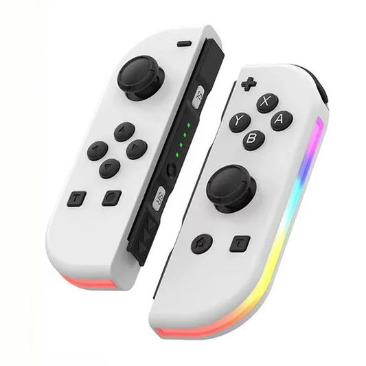 Universal wireless gaming controller for Nintendo Switch with Bluetooth connectivity and responsive buttons.