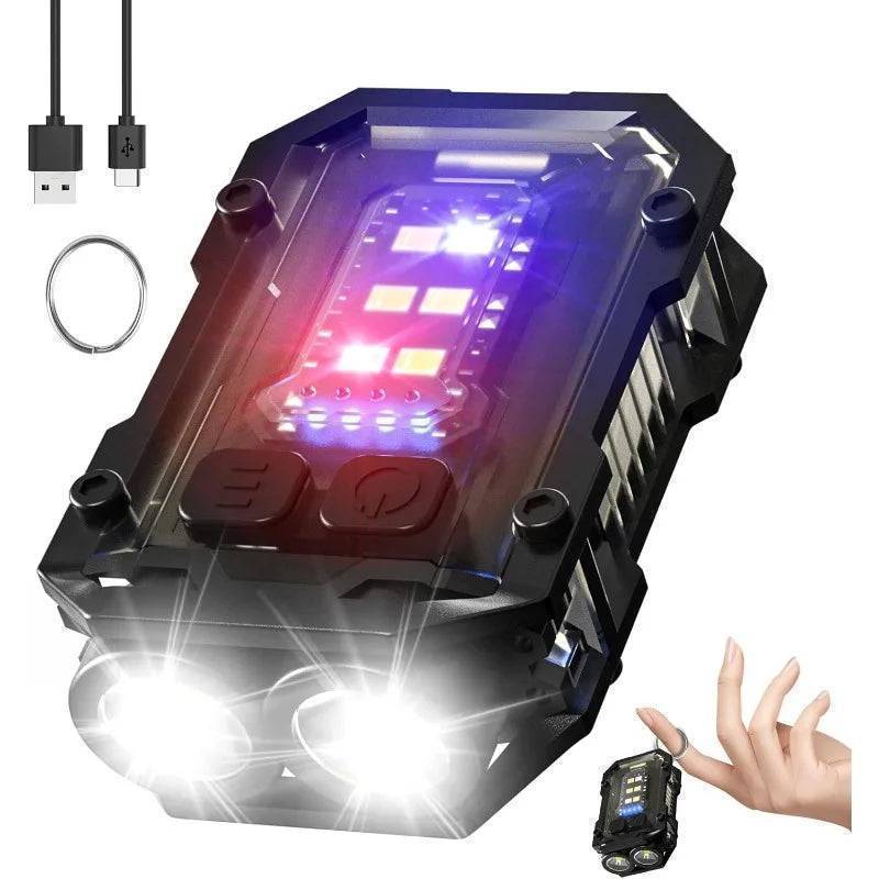 USB-C rechargeable mini tactical flashlight, EDC light, portable for camping and hiking