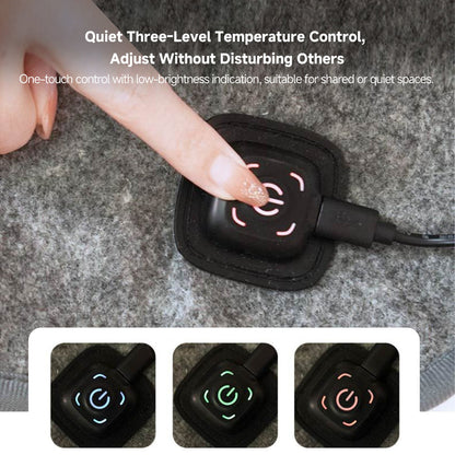USB electric blanket, designed for cold season, ensures cozy home comfort and warmth.