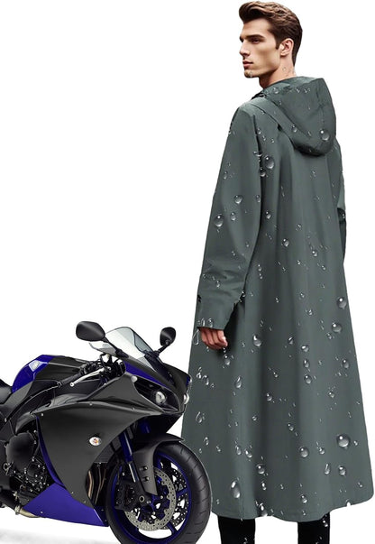 Functional Veridra long rain jacket, waterproof, windproof & unisex, perfect for all adventures.
