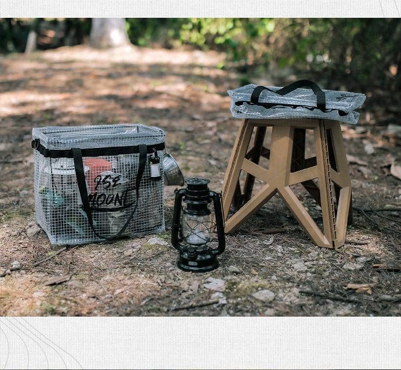 Outdoor storage bag, featuring reinforced seams for extra durability