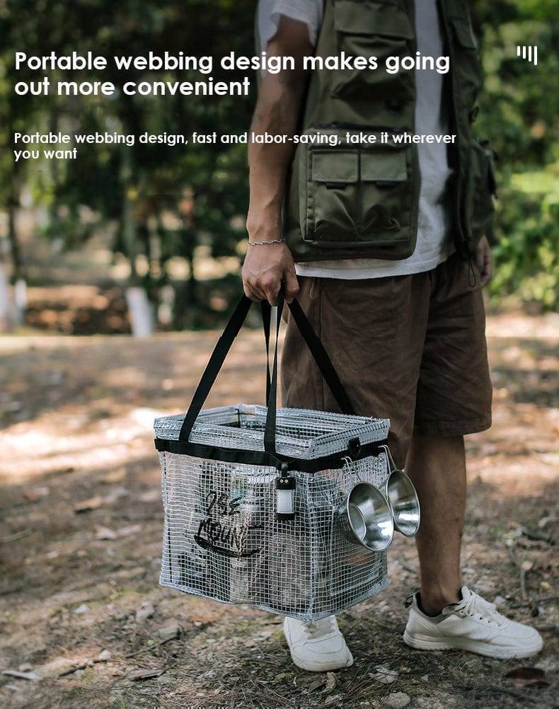 Heavy-duty waterproof bag, ensuring your outdoor gear stays dry and secure