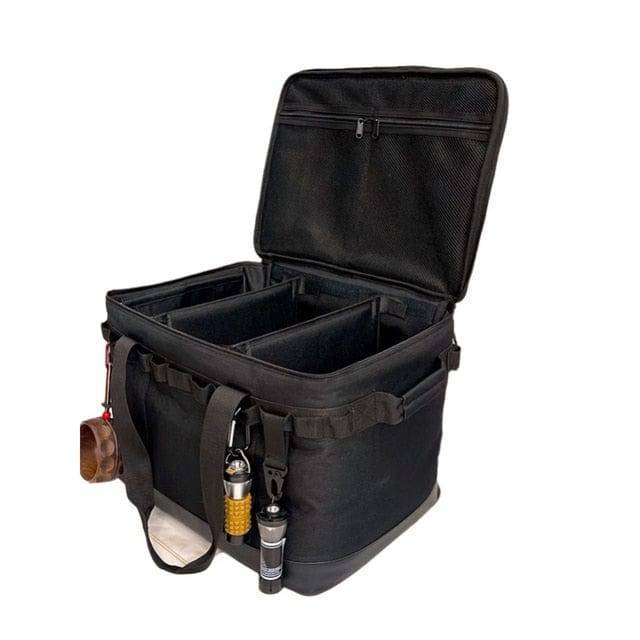 Heavy-duty outdoor gear storage bag, ideal for car camping and adventure travel