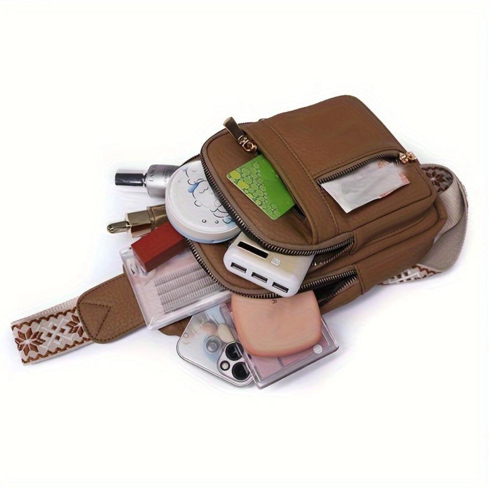Durable vintage leather women's bag, perfect for everyday carry as a crossbody.