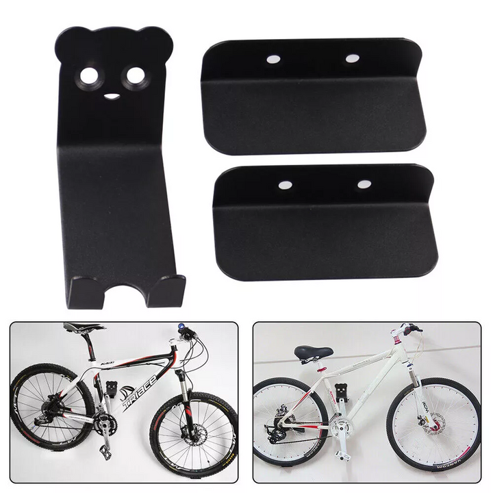 Modern wall mount bike storage rack. Sleek design, perfect for home decor & organizing your bicycle space efficiently.