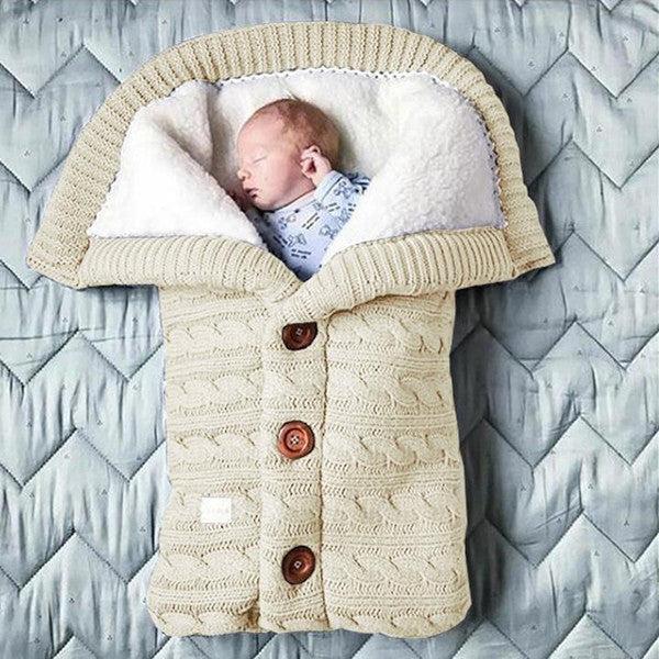 Soft fleece baby swaddle blanket, ultra-cozy wrap for infants. Gentle & warm for newborn essentials.