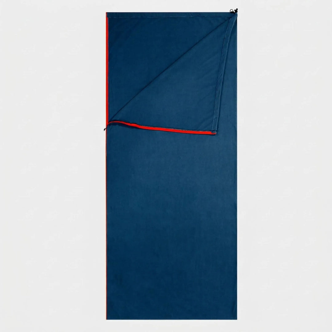 Extra warm sleeping bag liner, perfect for cold weather camping, hiking, and travel, boosting insulation.