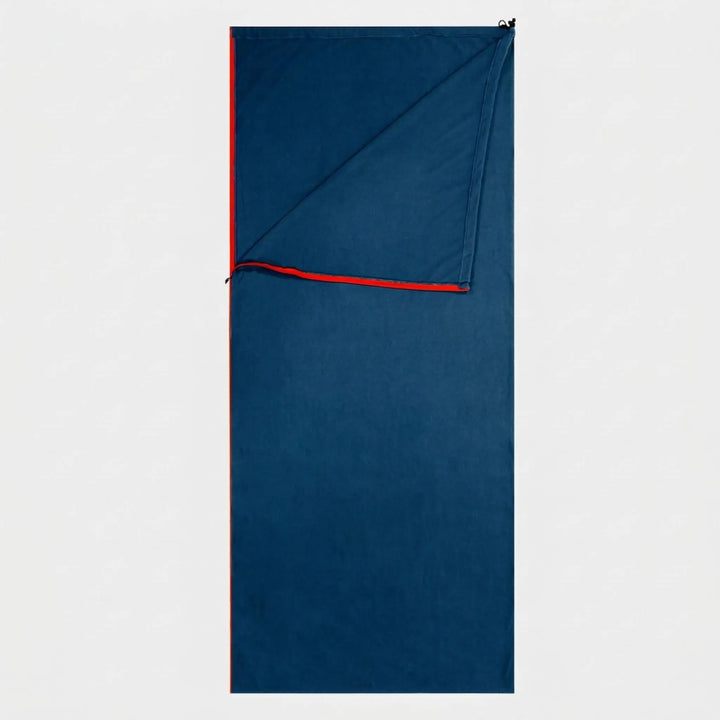 Extra warm sleeping bag liner, perfect for cold weather camping, hiking, and travel, boosting insulation.