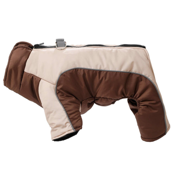 Reflective waterproof dog apparel for ultimate warmth and safety in cold weather.