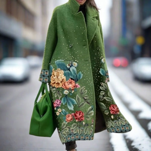 Warm women's winter comfort jacket with modern fit, ideal for cold weather outerwear. Stylish ladies fashion.