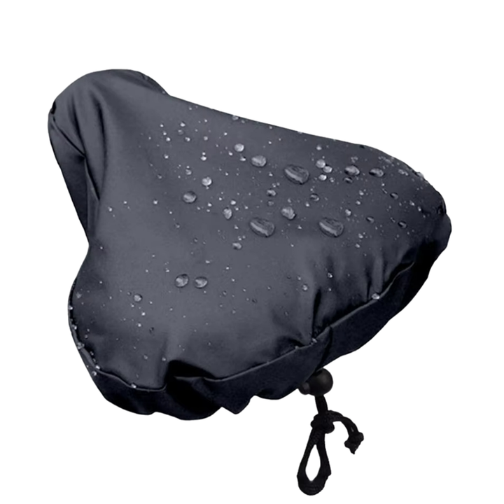 Waterproof bicycle saddle cover for bike seat protection from rain & wear, durable cycling gear