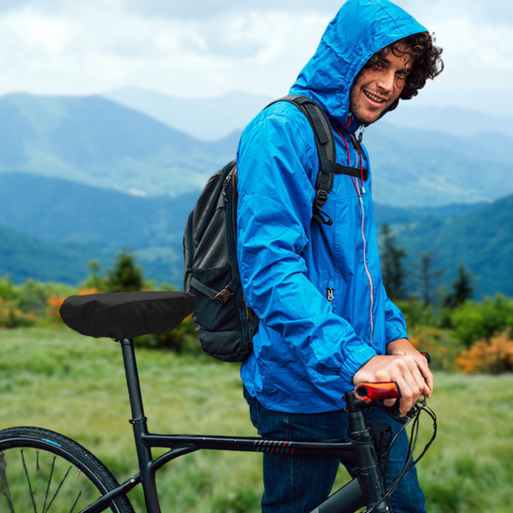Bicycle saddle rain cover, waterproof and durable, keeps bike seat dry in all conditions