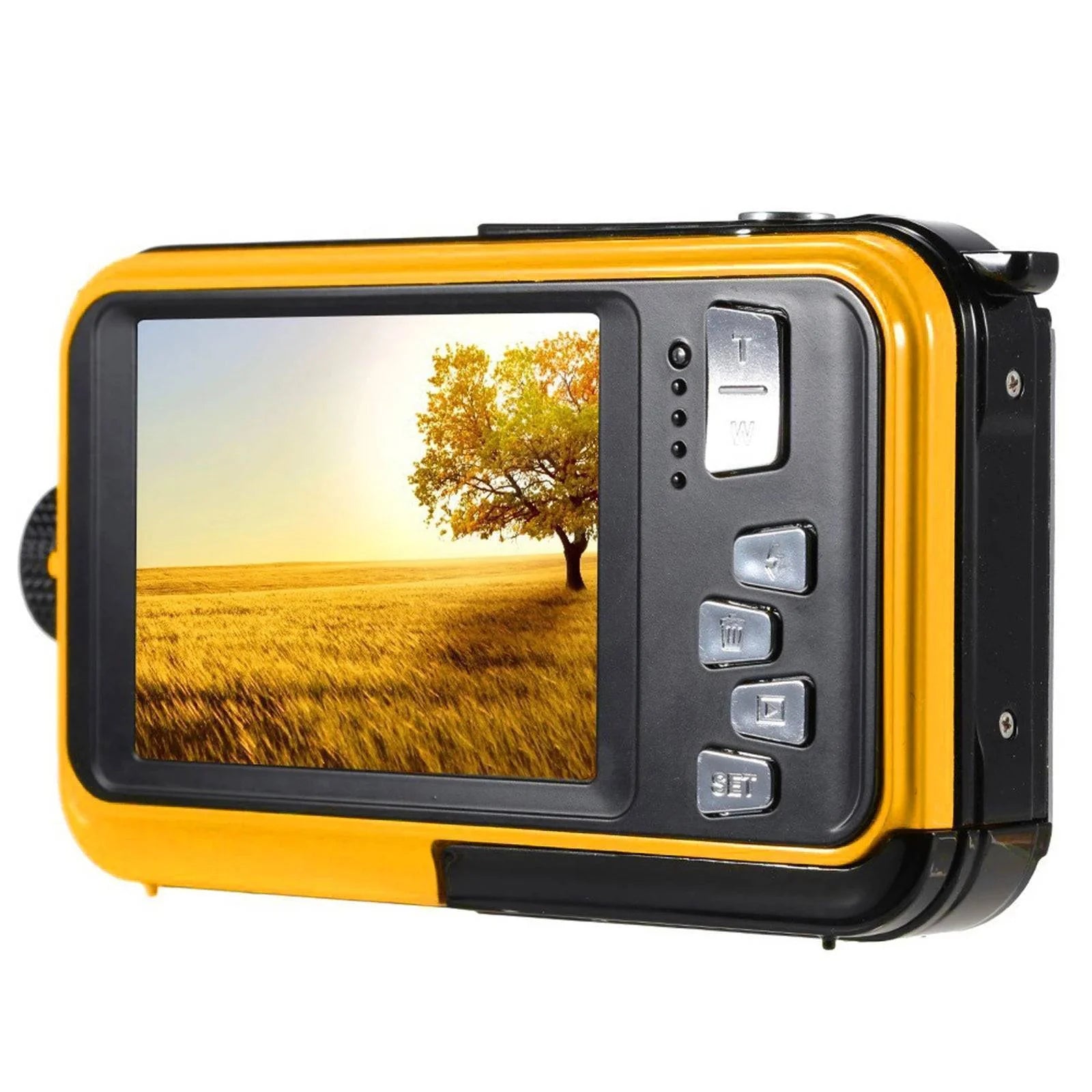 Portable 1080P digital camera, waterproof and shockproof, ideal for snorkeling and adventure