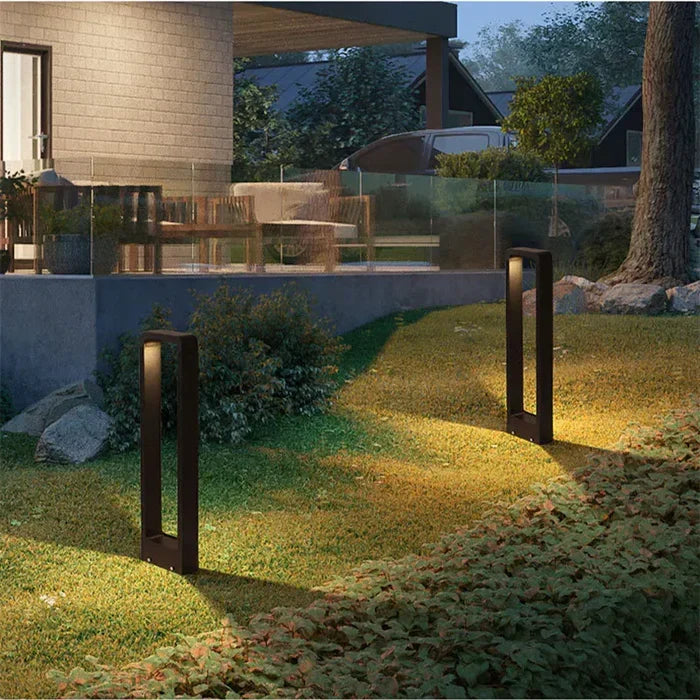 TerraBeam waterproof LED ground spot, robust outdoor garden light for bright, modern landscape and pathway illumination.