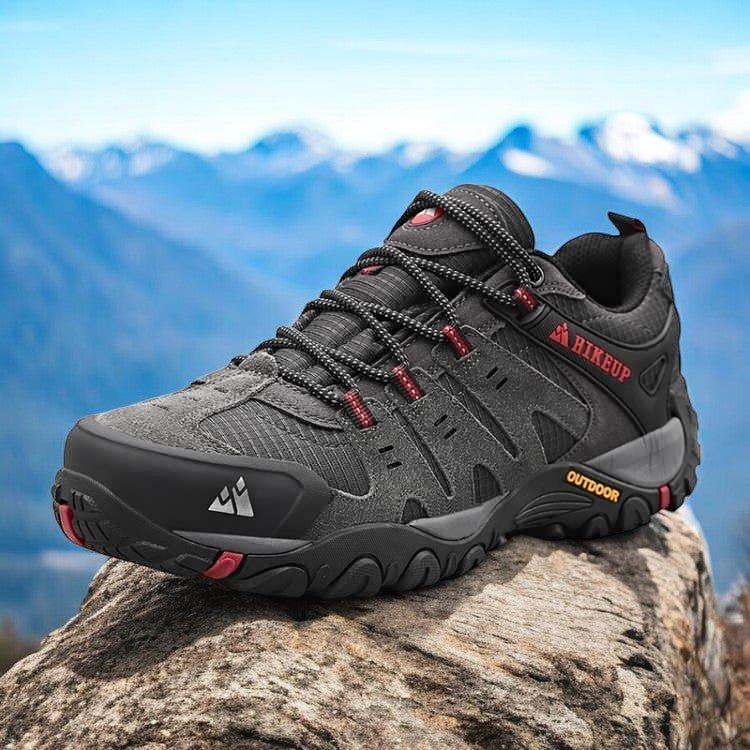 Adventure-ready waterproof hiking shoes, perfect footwear for men and women on trekking trails