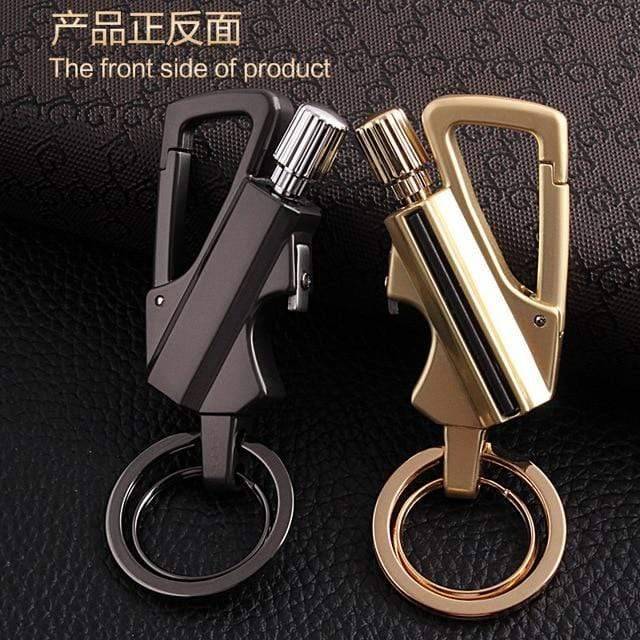 Reliable waterproof lighter with carabiner, a must-have for camping and emergency kits