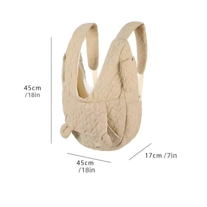 Cat & small dog carrier, waterproof, with breathable mesh. Ideal for secure and comfortable pet transport up to 22 lbs.