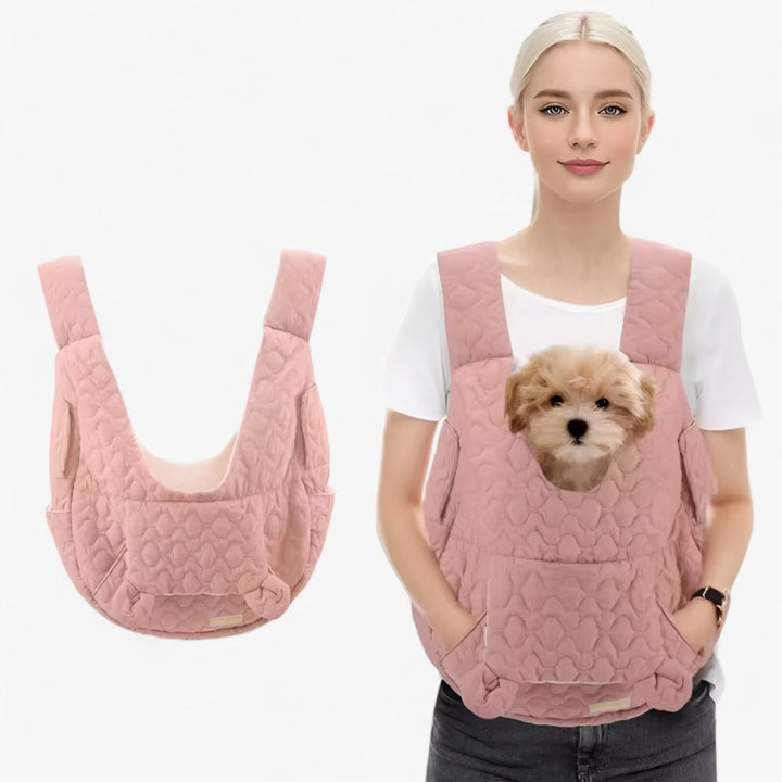 Foldable waterproof pet carrier for cats & small dogs (22 lbs max). Easy animal transport, shoulder strap, ventilated.