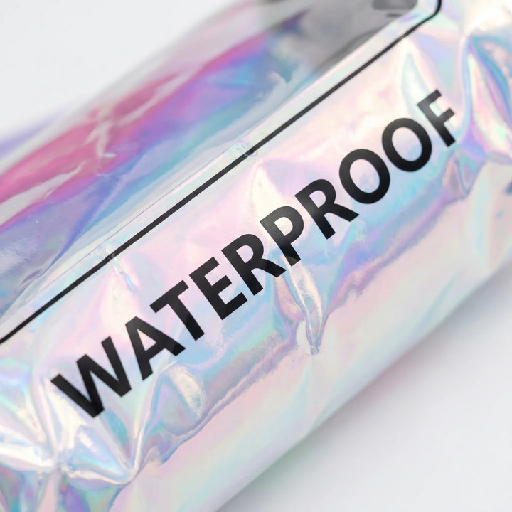 Roll-top dry bag, waterproof, perfect for beach, rafting, camping. Touchscreen phone window.