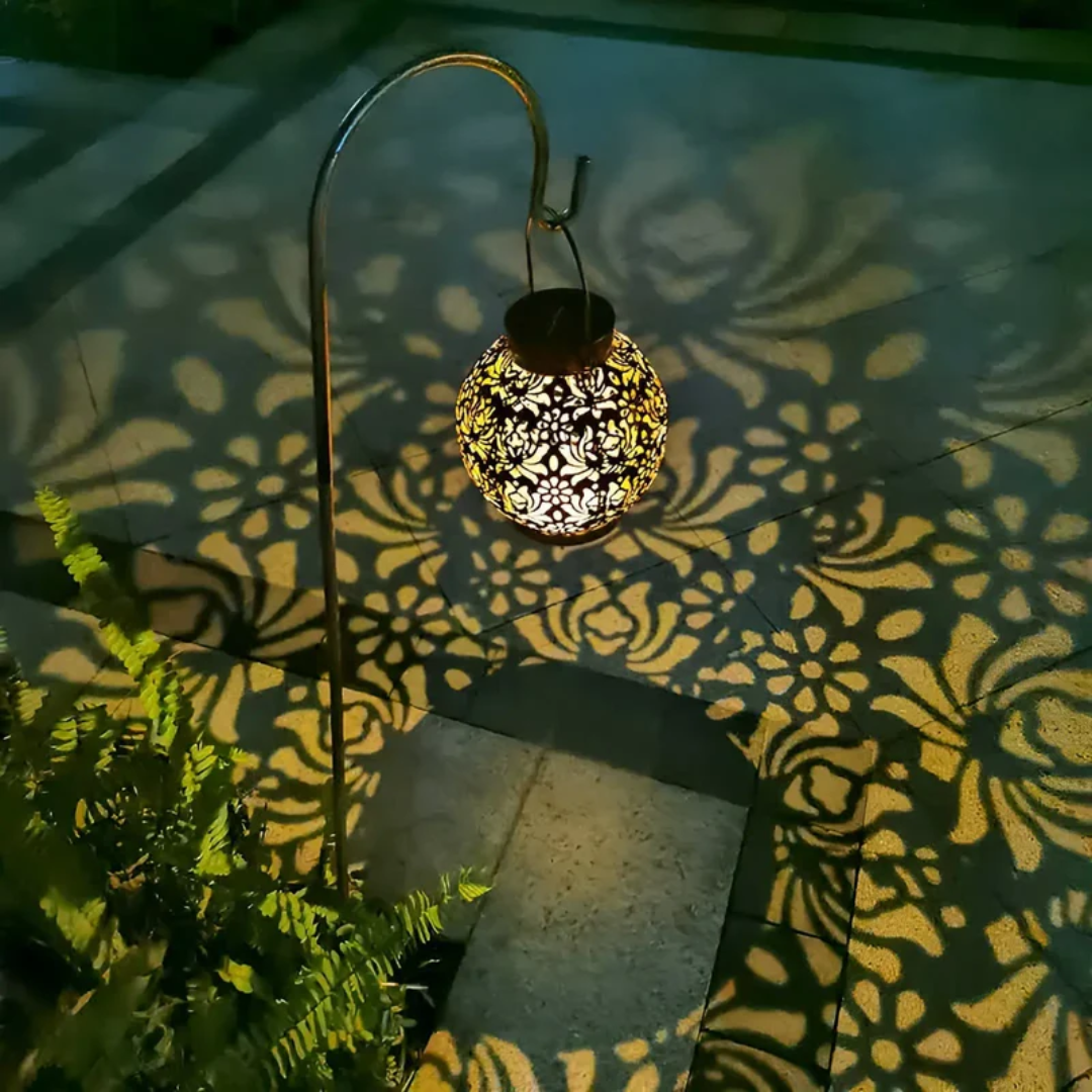 Versatile waterproof solar LED garden lamp, perfect for outdoor lighting & easy patio installation.