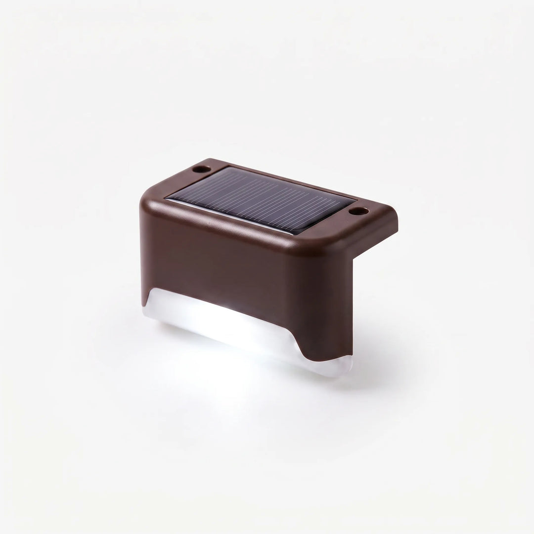 Easy-install solar LED deck lights for steps & patios. Weatherproof outdoor pathway lighting, no wiring needed.