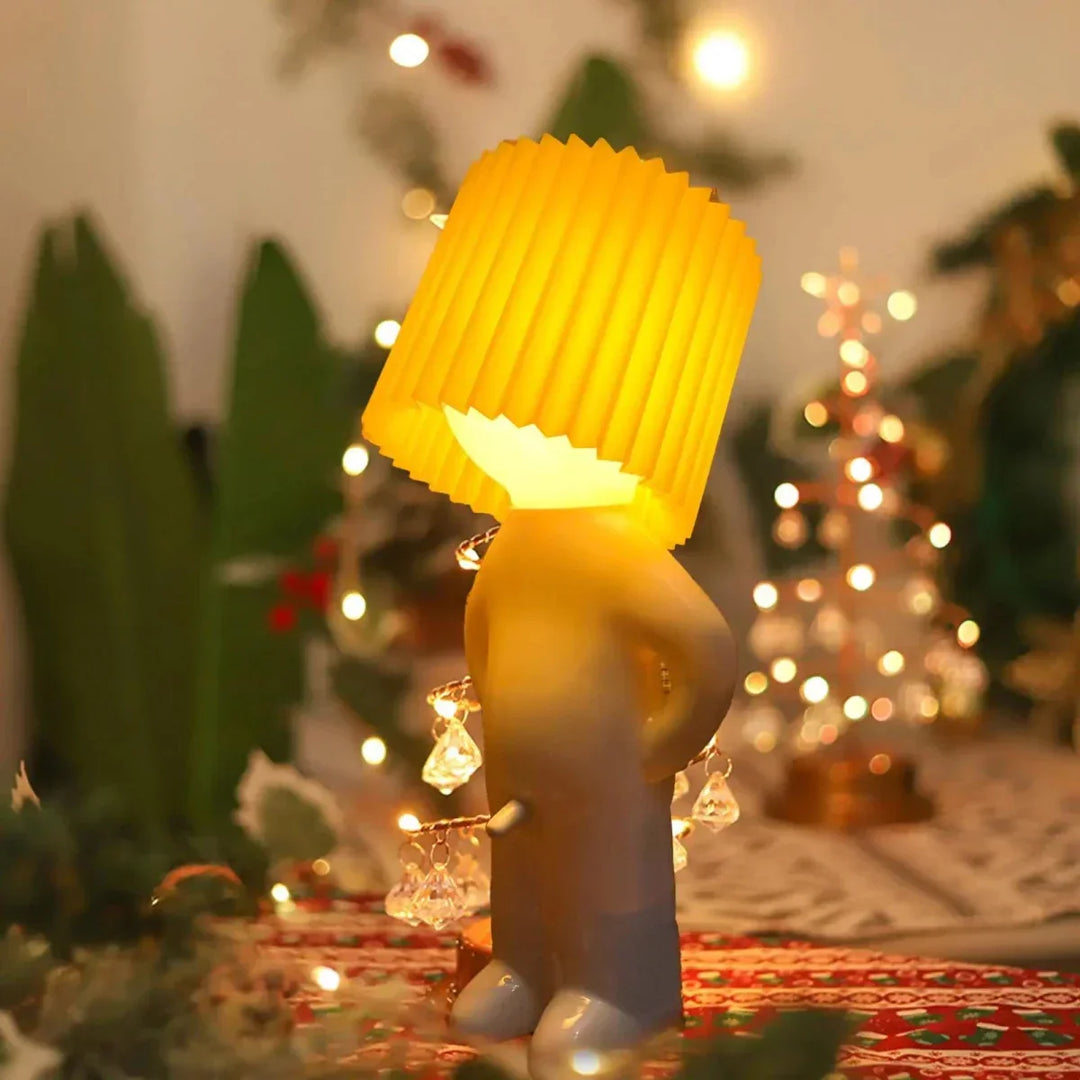 Whimsical decorative LED table lamp, perfect for lively ambiance & playful home decor.