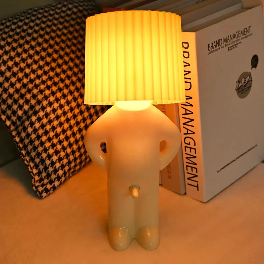 Colorful LED mood light, an energy-efficient decorative lamp creating a lively room ambiance.