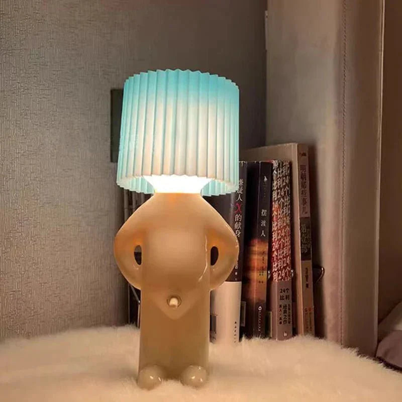 Energy-efficient, colorful LED decorative lamp, a playful mood light for lively home ambiance.