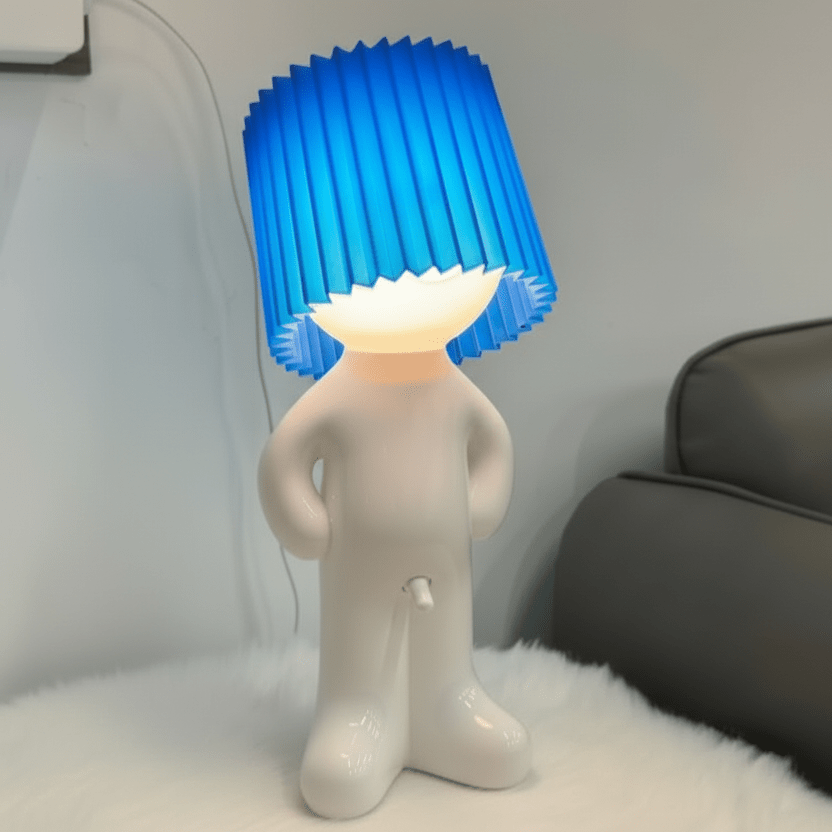 Decorative LED table lamp, a whimsical mood light adding colorful and lively ambiance to home decor.