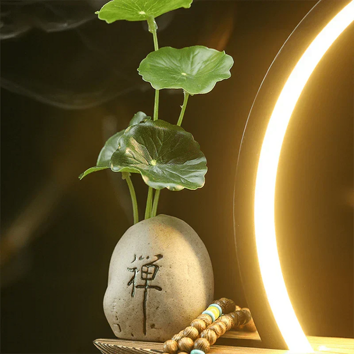 Unique white deer sculpture incense burner and lamp. A spiritual and decorative gift for home decor enthusiasts.