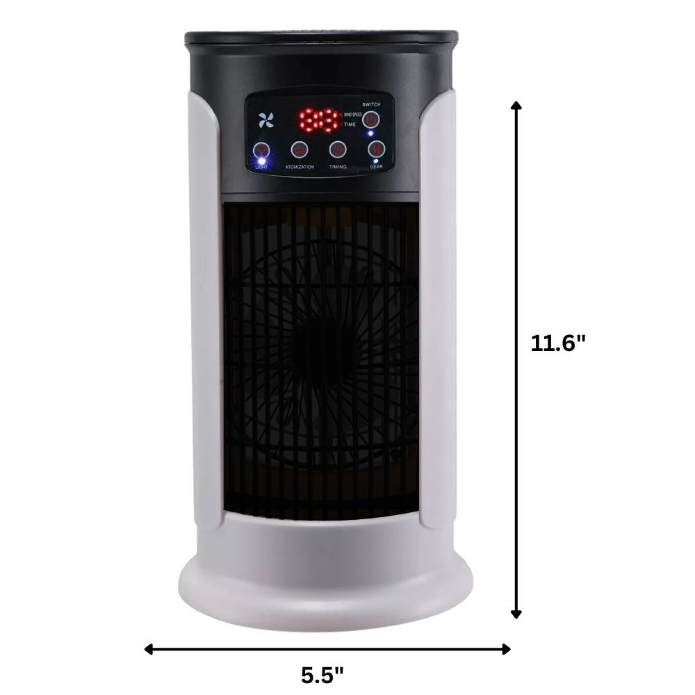 Compact portable windowless AC unit, a summer essential for dorms, offices, or small rooms. Personal cooling.