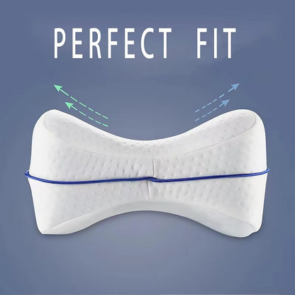 Premium white leg pillow covers, 2-pack. Soft, washable replacement bedding for ultimate sleep comfort.