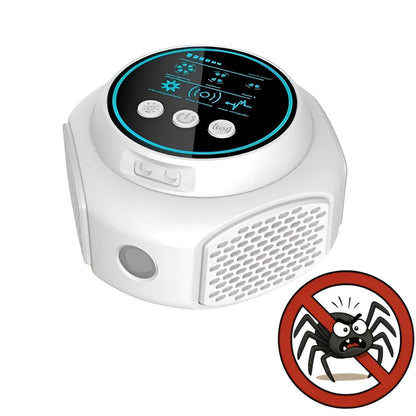 Advanced ultrasonic pest repeller. Chemical-free technology for indoor spider & insect control. Pet-safe solution.