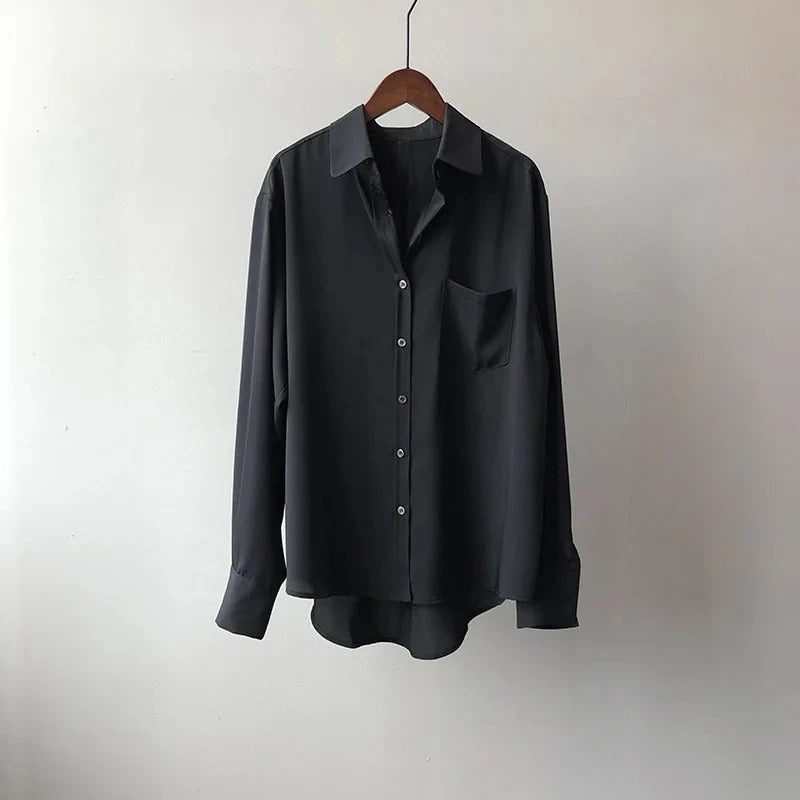 Elegant Women's Monaco Blouse, a polished formal top offering effortless style for office or casual chic.
