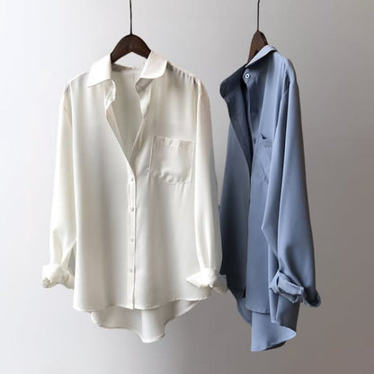 Monaco Blouse: a versatile and elegant women's top, perfect for formal wear, office, or casual chic style.
