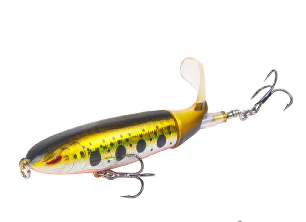 Whopper Plopper soft bait, innovative rotating tail for enticing strikes