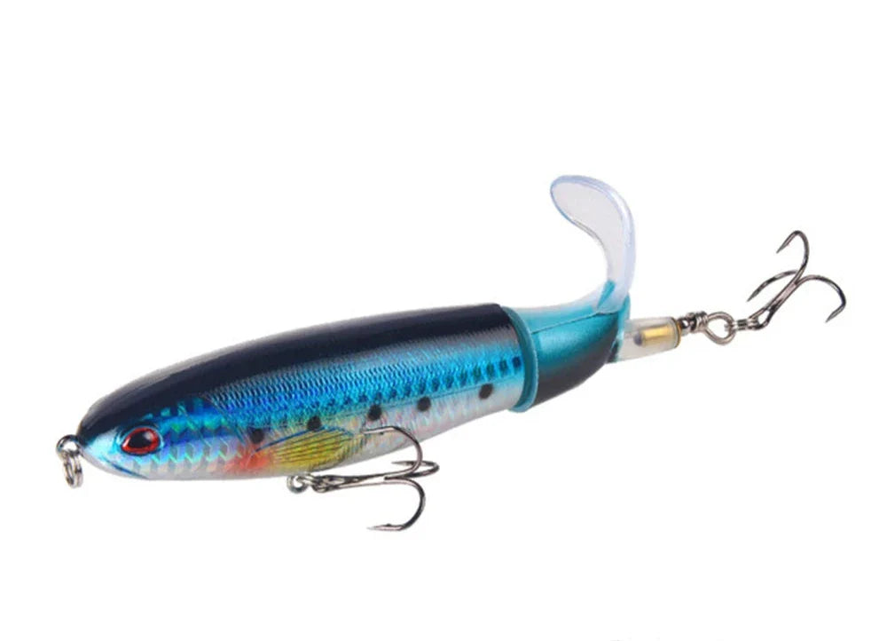 Whopper Plopper artificial fishing bait, perfect for generating topwater splashes
