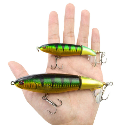 Unisex Whopper Plopper topwater lure, artificial bait for pike and seabass
