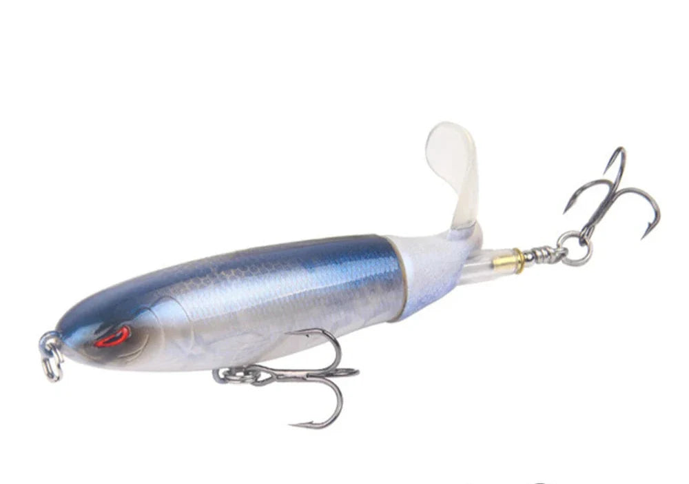 Fishing with Whopper Plopper, an artificial topwater bait for thrilling freshwater catches
